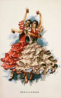 Images Dated 15th November 2012: Spanish Flamenco Dancers