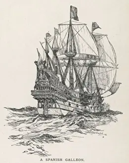 1588 Prints: Spanish Galleon C1580