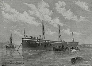 Cadiz Prints: Spanish Navy. Alsedo (1882-1898). 2nd class gunboat