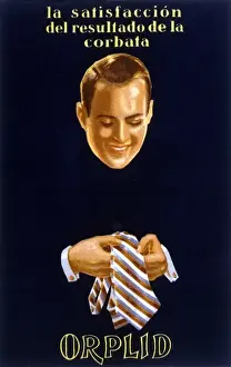 Necktie Prints: Spanish Necktie Advert