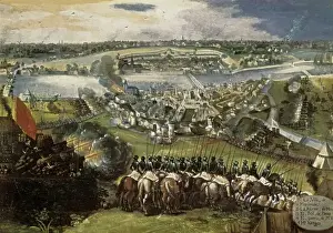 Alessandro Prints: Spanish Netherlands (1579). Siege of Mstrich