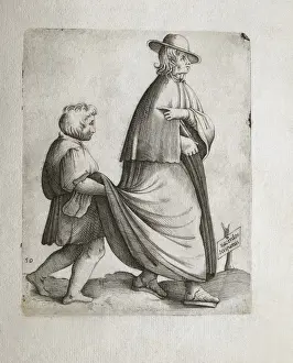 Ferdinando Prints: Spanish priest. From the work Omnium Fere Gentium
