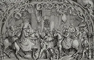 Delivering Prints: Spanish Reconquest. Granada War (1482-1492). Surrender