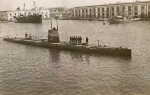 Monturiol Prints: Spanish submarine A1, Narciso Monturiol