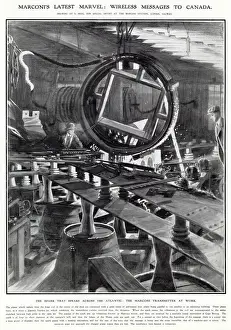 Sending Prints: The spark that speaks across the Atlantic to Canada, Guglielmo Marconi transmitter