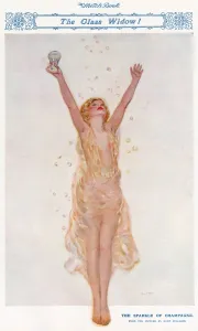 Rene Prints: The Sparkle of Champagne by Rene Fallaire