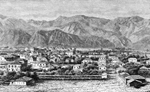 Sparta and the Taygetus mountains, c. 1880