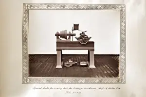 Centres Prints: Special lathe for making tools for cartridge machinery