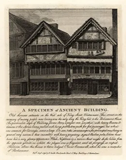 Antiquaries Prints: A specimen of ancient building, King Street, London