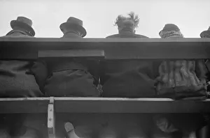 Annapolis Prints: Spectators at football game, Annapolis, Maryland