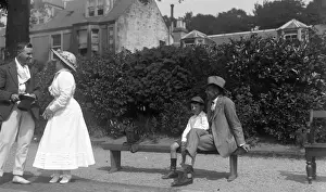 Championships Prints: Spectators at tennis match, Beech Grove Tennis Club, Moffat