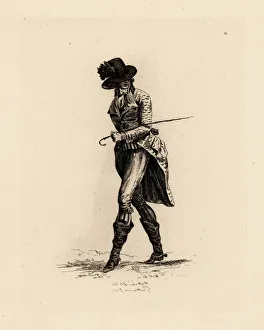 Coiffures Gallery: Speculator at the Palais Royal, era of Marie Antoinette
