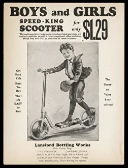 Girl on her Scooter