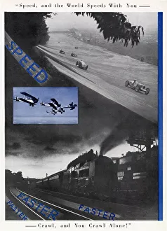 Images Dated 16th January 2020: Speed and the World Speeds with You