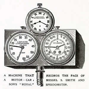 Images Dated 25th June 2021: Speedometer for Motor Cars 1910