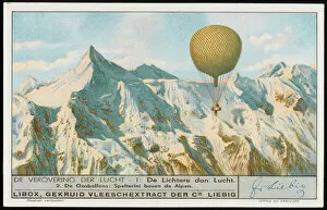 Aviator Collection: Spelterini over Alps