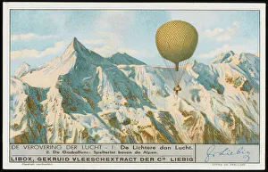 Aviator Collection: Spelterini over Alps