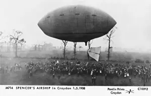 Spencer Airship in Croydon on 1st May 1908