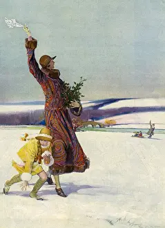 Elegantly Prints: The Sphere Christmas Number 1924 The Joy of Christmastide
