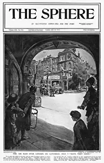 Sheltering Prints: Sphere cover - Air Raid over London