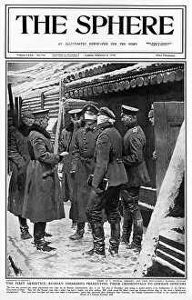Negotiations Gallery: Sphere cover - First Armistice between Russians & Germans