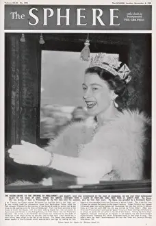 The Sphere Front Cover: Queen Elizabeth II