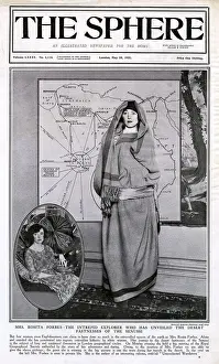 Geographical Prints: Sphere cover - Rosita Forbes
