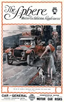 Exploring Prints: Sphere Motor Exhibition Supplement - motoring tour of Italia