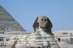 Sphinx and Pyramid