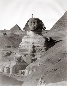 The Sphinx and Pyramids, Egypt, c. 1880 s