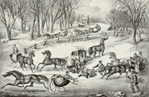 Spill Prints: A spill out on the snow