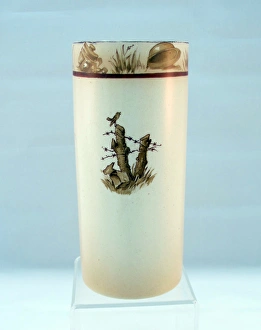 Images Dated 10th January 2013: Spill vase with ornate border - Bairnsfatherware