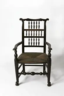 Spindle-back armchair