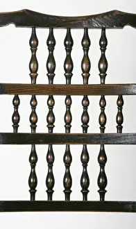Geffrye Museum Prints: Spindle-back armchair, detail