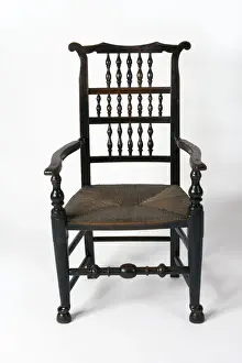 Spindle-back armchair