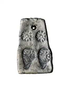 Whorl Prints: Spindle whorl. Iberian art. Ceramics. Proc: SPAIN