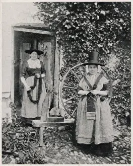 Spinning, Wales