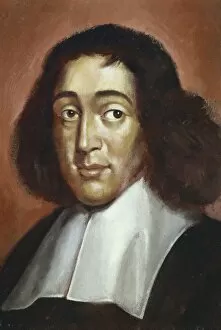SPINOZA, Benedict de (1632-1677). Portrait of