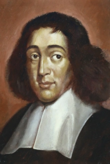 Close Collection: SPINOZA, Benedict de (1632-1677). Portrait of