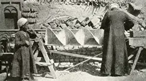 Spiral Prints: Spiral wooden pump used for water supply, Egypt