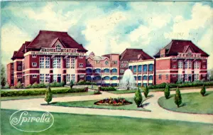 1938 Prints: The Spirella Building, Letchworth Garden City, Hertfordshire
