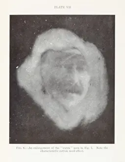 Shroud Prints: Spirit head in shroud or mist