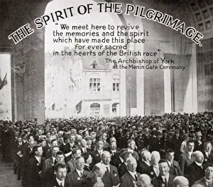 Images Dated 11th May 2018: The Spirit of the Pilgrimage, Menin Gate, Ypres, Belgium
