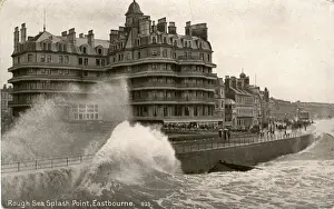 Splash Prints: Splash Point in Rough Seas, Eastbourne, Sussex