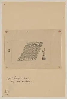 Split Prints: Split bamboo screen with silk binding
