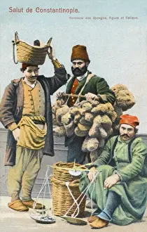 Sponge, nuts and fig Sellers - turkey