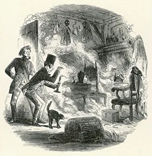 New Images July 2023 Prints: Spontaneous combustion in Bleak House by Dickens