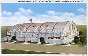 Hockey Prints: Sports arena, Hershey, Pennsylvania, USA