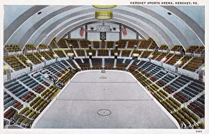 America Gallery: Sports arena interior, Hershey, Pennsylvania, USA