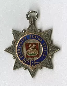 Images Dated 13th January 2012: Sports medal, Derbyshire Senior Shield